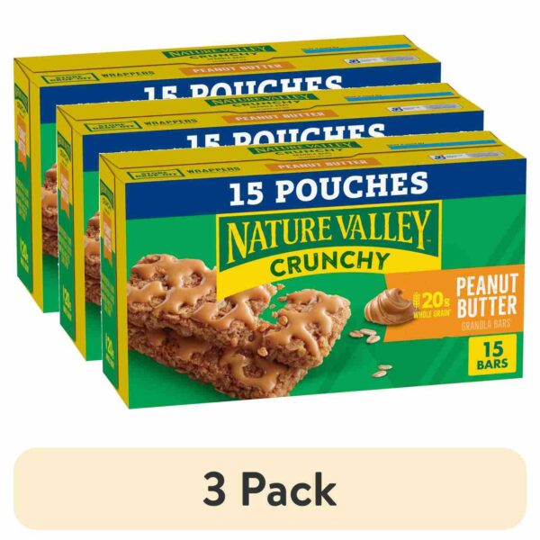 Nature Valley Peanut Butter Crunchy Granola Bars 3 pack