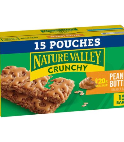 Nature Valley peanut butter granola bars package