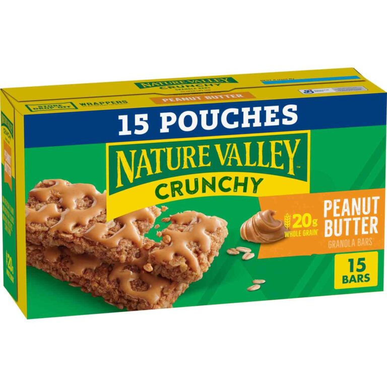 Nature Valley peanut butter granola bars package