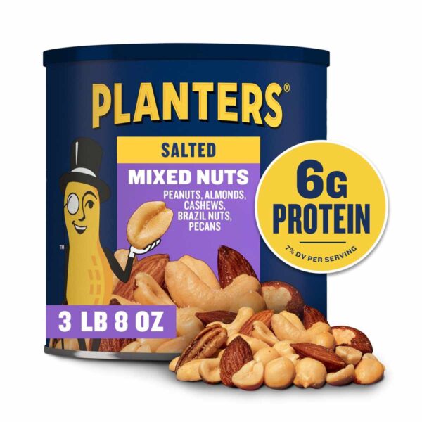 PLANTERS Salted Mixed Nuts 56 oz canister