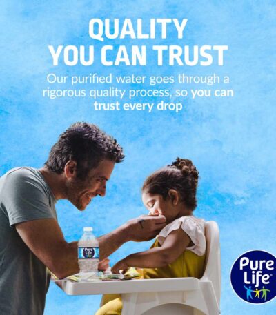 Pure Life 16.9 ounce bottled water pack