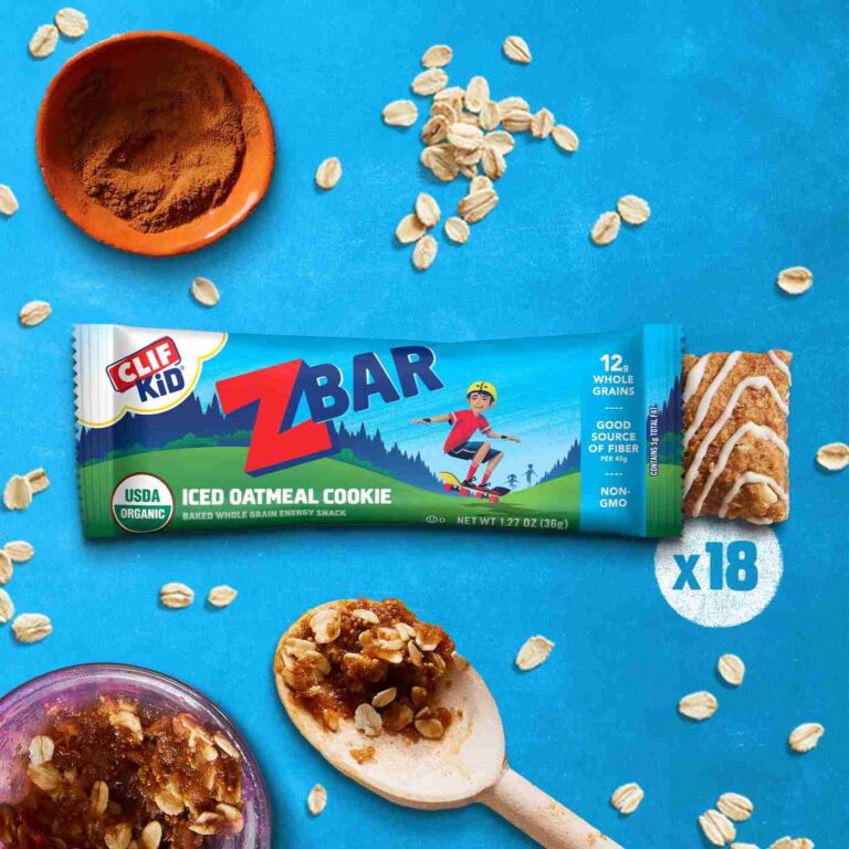 Zbar oatmeal cookie snack bars package
