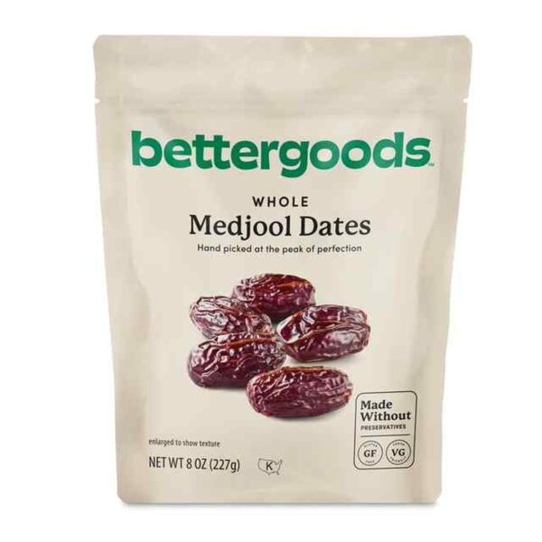 bettergoods Whole Medjool Dates Dried Fruit 8 oz package