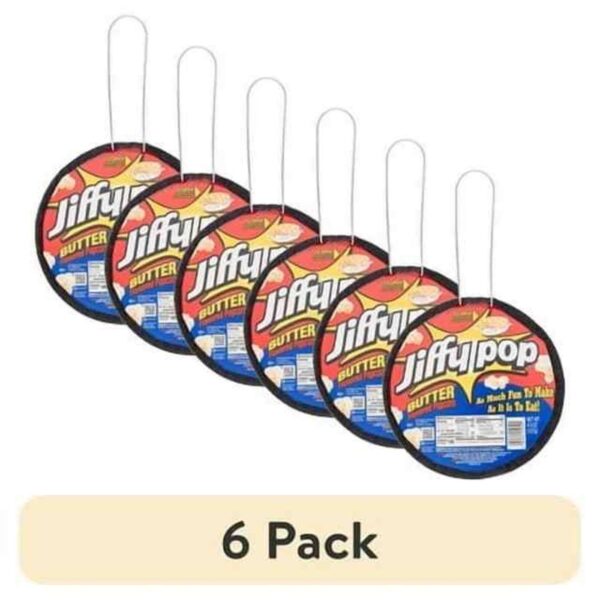 JIFFY POP Butter Flavored Popcorn 6 pack