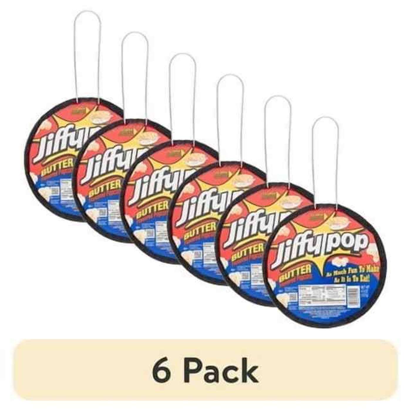 jiffy-6-1 JIFFY POP Butter Flavored Popcorn 6 pack